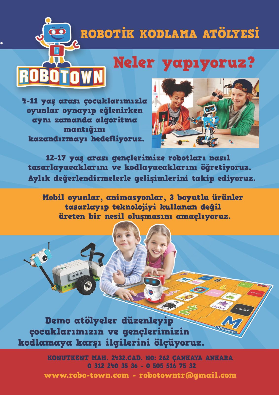 ROBOTOWN ROBOTİK KODLAMA ATÖLYESİ